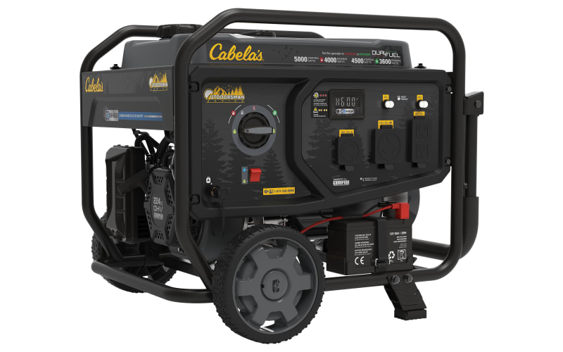 Dual Fuel Inverter Portable Generator 4000W Electric Start with CO