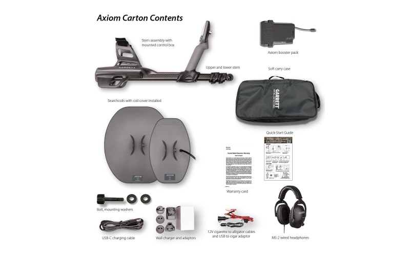 Garrett - Cuffie Cuffia Ms-2 Metal Detector Per At Pro Max Gold Sea - Foto 5