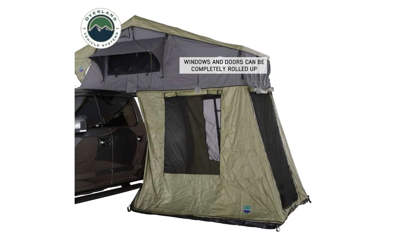 Overland Vehicle Systems Nomadic 4 Roof Top Tent Annex with Travel Cover