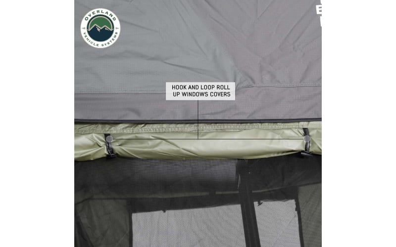 Overland Vehicle Systems Nomadic 4 Roof Top Tent Annex with Travel Cover