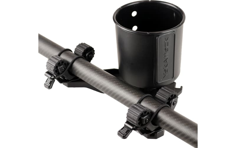 Support De Pagaie YakAttack DoubleHeader – 2 RotoGrip, Décalé, Compatible GearTrac, Avec Sangles SnapNStrap, Pour Kayak