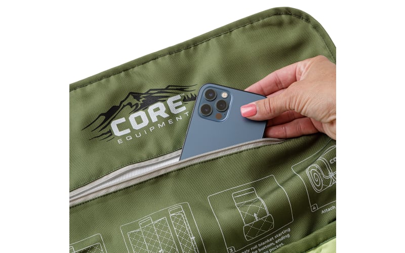 CORE Equipment Staydown AnchorTech Outdoor Travel Weighted Ground Blanket