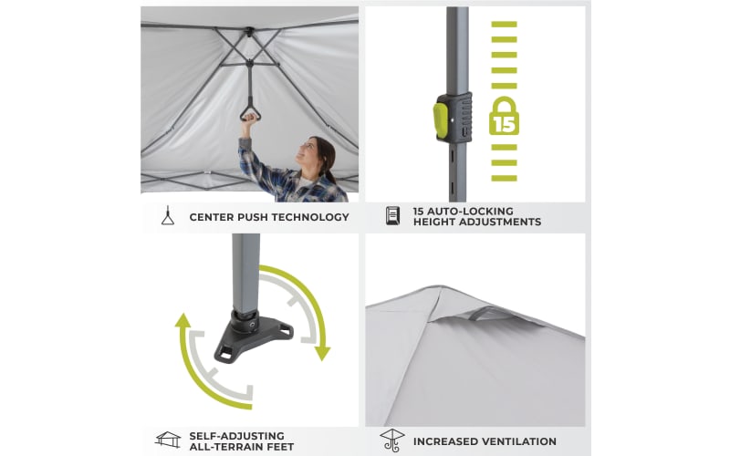 Core Equipment 10' x 10' Center Push Instant Canopy | Bass Pro Shops