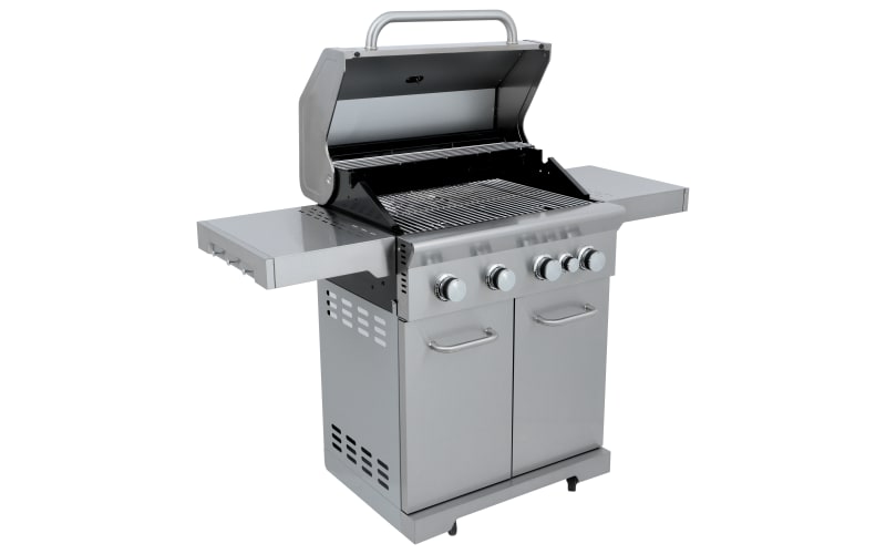 NXR Stainless Steel 5-Burner Propane Grill with Sear Zone | Bass