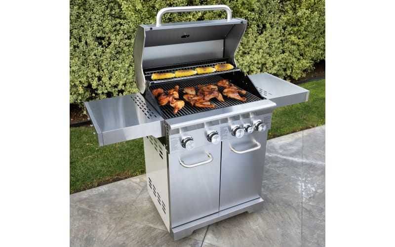 NXR Stainless Steel 5-Burner Propane Grill with Sear Zone | Bass