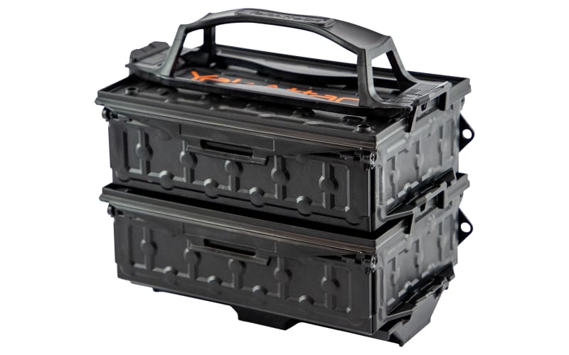 fully loaded bass tackle box PLUSINNO Fishing Lures fought battle. Bass Pro Shops Extreme Series