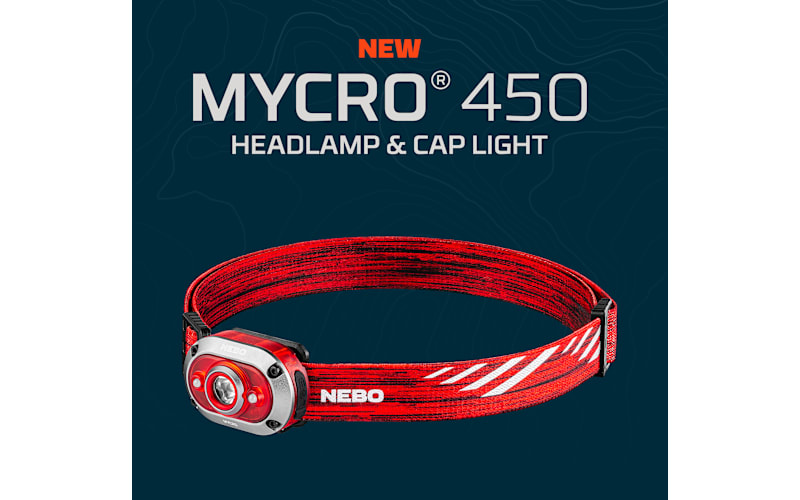 NEBO Mycro 450-Lumen Rechargeable Headlamp