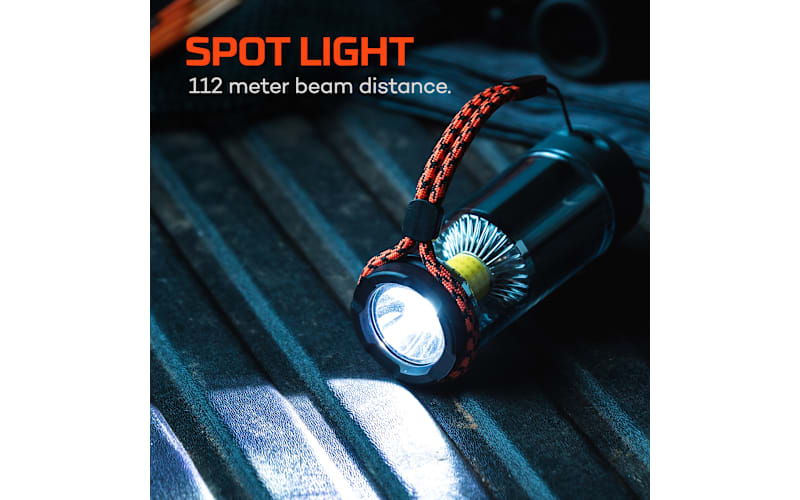 nebo 350 lumens black red flashlight lantern NEBO Galileo Tempest 350 Lantern