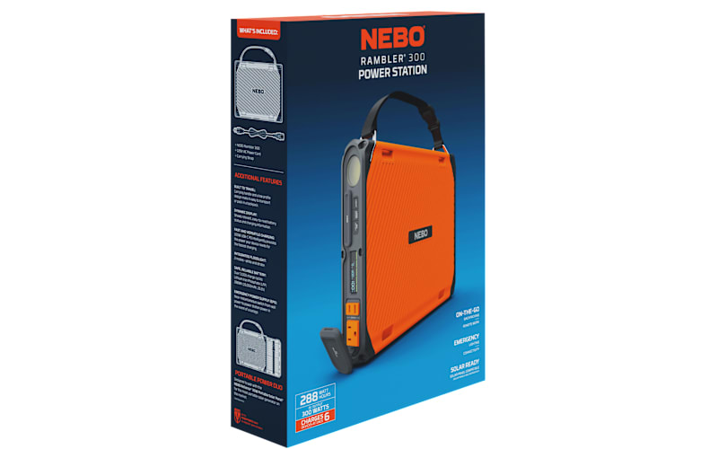 NEBO Rambler 300 Portable Power Station | Bass Pro Shops