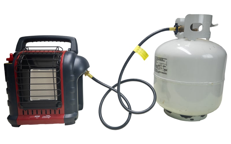 Buddy heater propane outlet