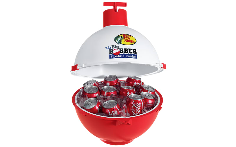 BUSCH BEER BOBBER FLOATING FISHING COOLER-SIGN-NEW INBX