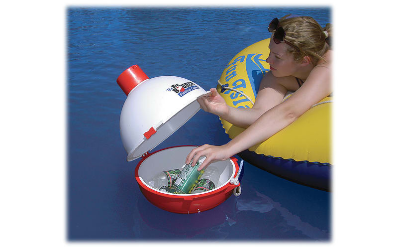 Floating Cooler Shaped Like A Bobber “The Big Bobber” Wading Kayaking Beer  Float