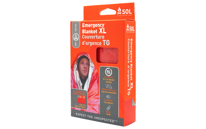 SOL Heatsheets 2-Person Survival Blanket | Bass Pro Shops