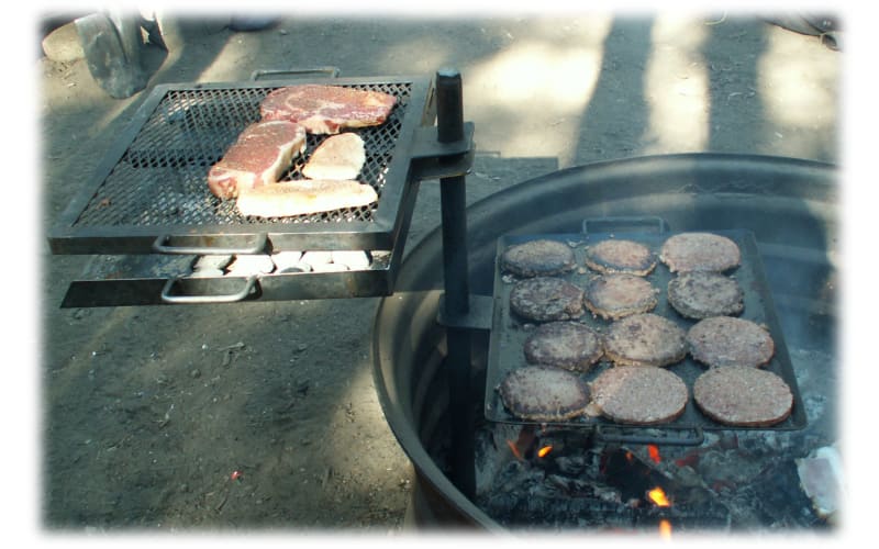 Camp Chef Cast Iron Charcoal Grill