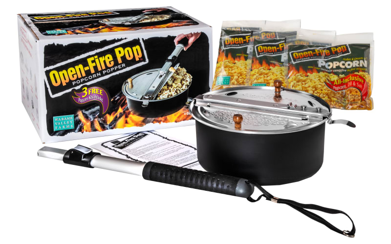 Wabash Valley Farms Open-Fire Pop Popcorn Popper Kit | Mack's