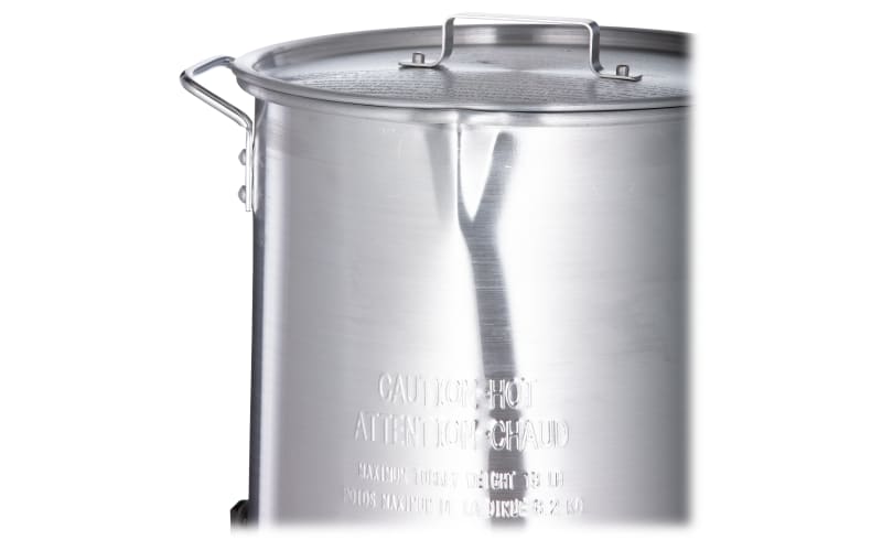 Backyard Pro 18 Qt. Aluminum Fry Pot with (2) 11 x 7 x 4 Fry Baskets for  Select Outdoor Ranges