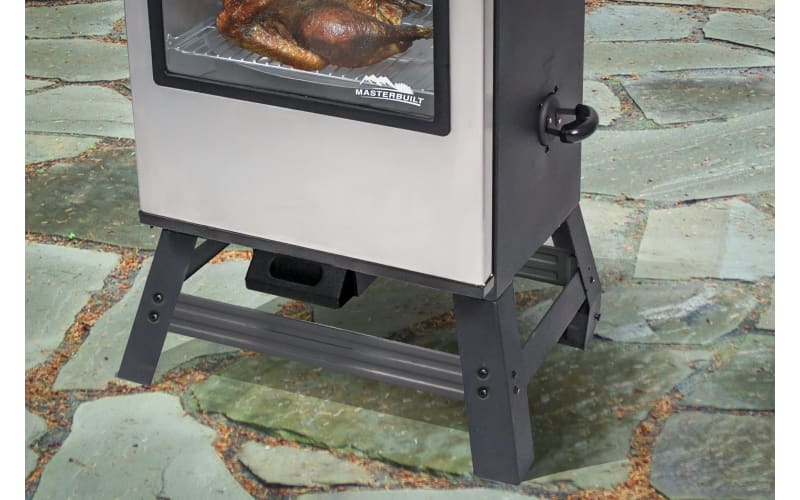 Masterbuilt Sportsman Elite 30 Black Electric Smoker with cover and stand