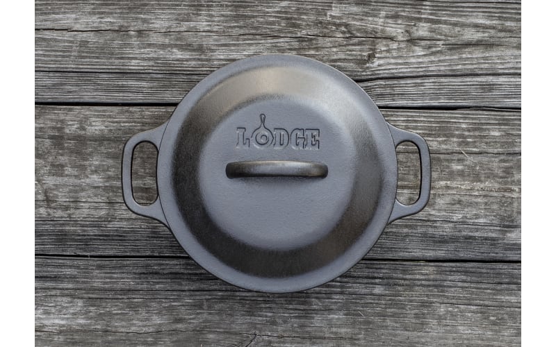 Cocotte En Fonte Lodge L2SP3 Préassaisonnée 2 Quarts Avec Couvercle - Neuve