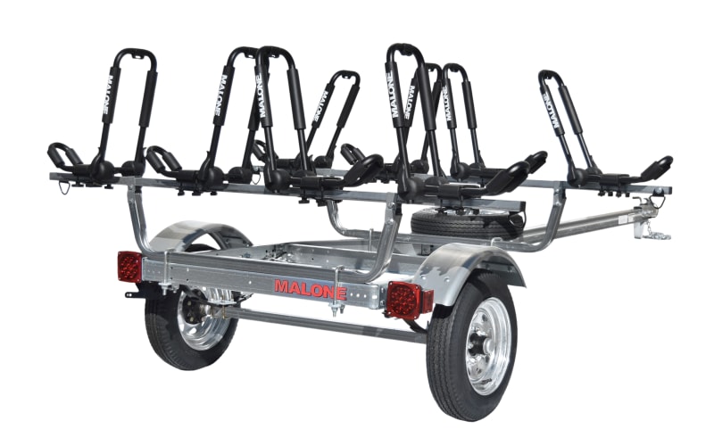 Malone Paddle Gear MicroSport J-Pro2 4-Kayak Trailer Package