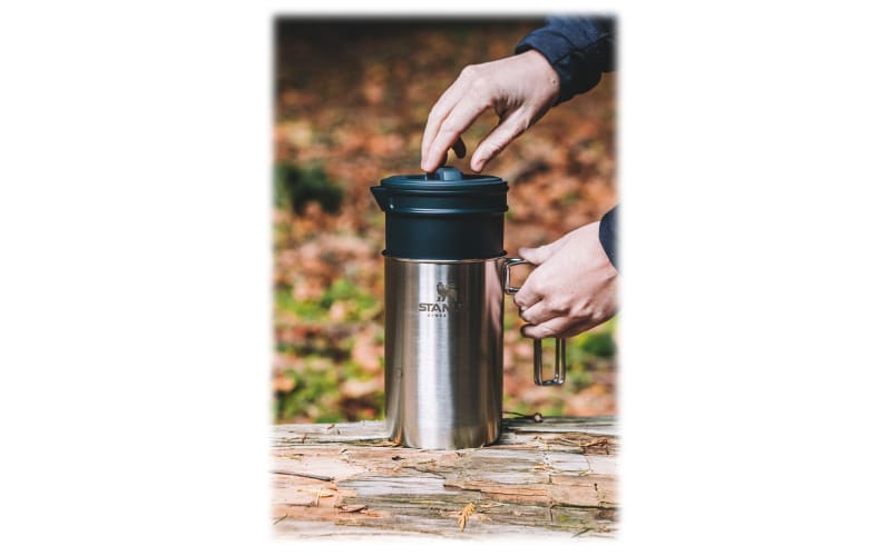 Stanley Boil and Brew French Press nesting with Adventure Bowl Compact Cook  Set