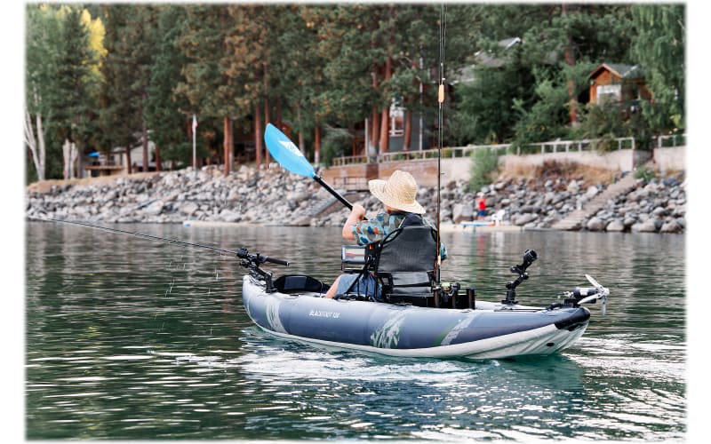 Aquaglide Blackfoot Angler 130 Sit on Top Inflatable Kayak Cabela s