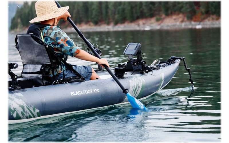 Aquaglide Blackfoot Angler 130 Kayak, Blue