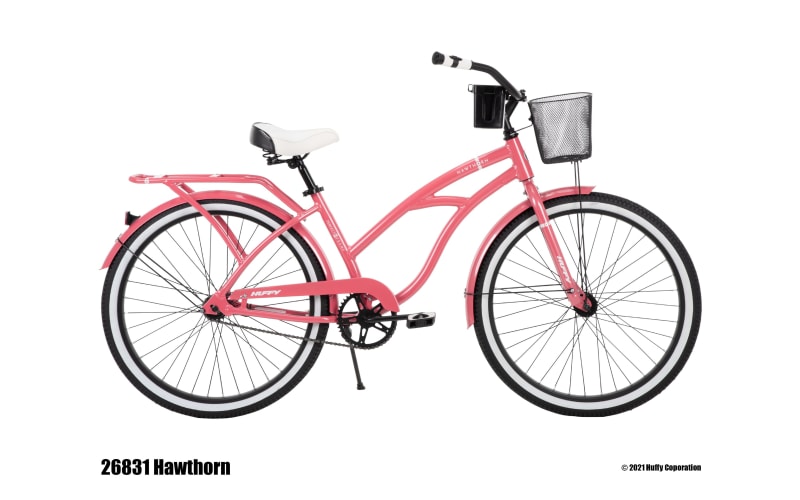 Huffy pink store beach cruiser