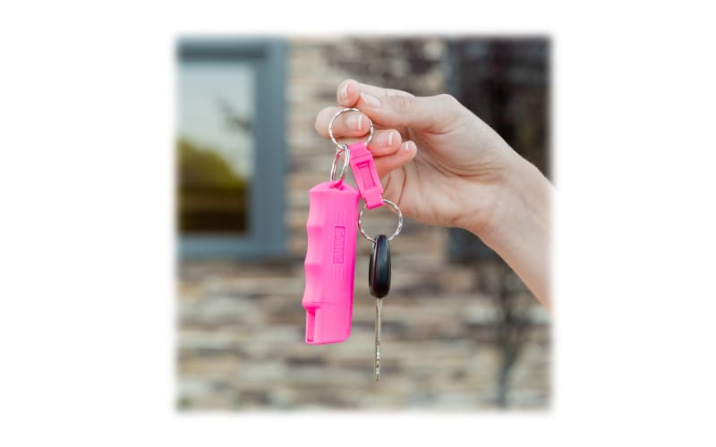 Sabre Red NBCF PINK Quick Release Key Ring Pepper Spray | Bass Pro