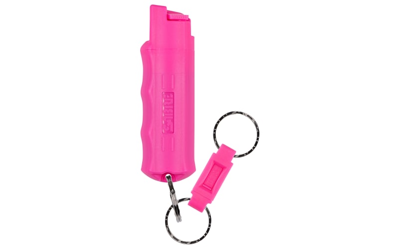 Sabre Red NBCF PINK Quick Release Key Ring Pepper Spray Bass Pro