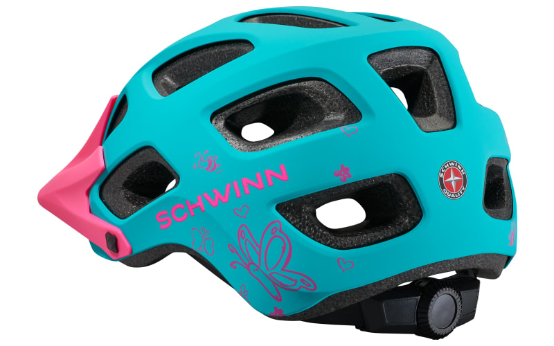 Schwinn Excursion Bike Helmet for Kids - Pink/Teal - Age 5-8