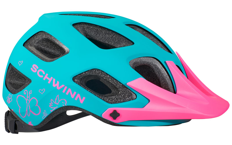 Schwinn Excursion Bike Helmet for Kids - Pink/Teal - Age 5-8