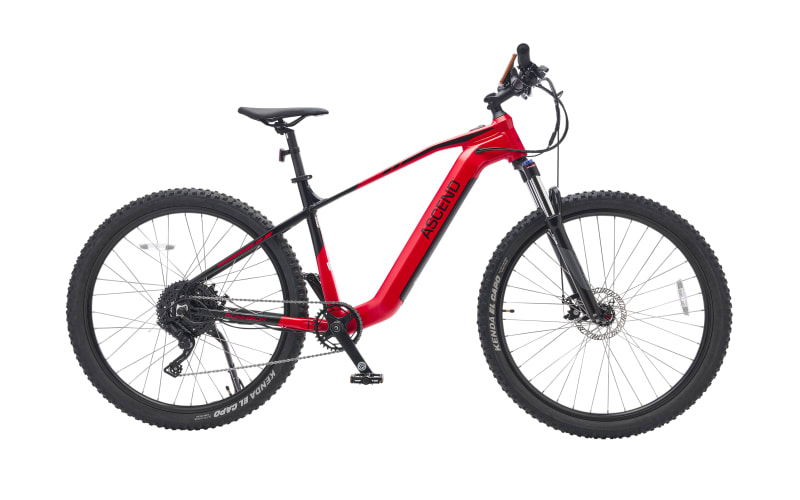 Raleigh Ascend Hardtail Mountain Electric Bike, 27.5-in, Black