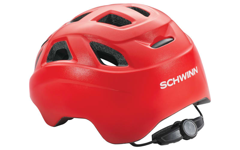 Kids bike deals helmet red