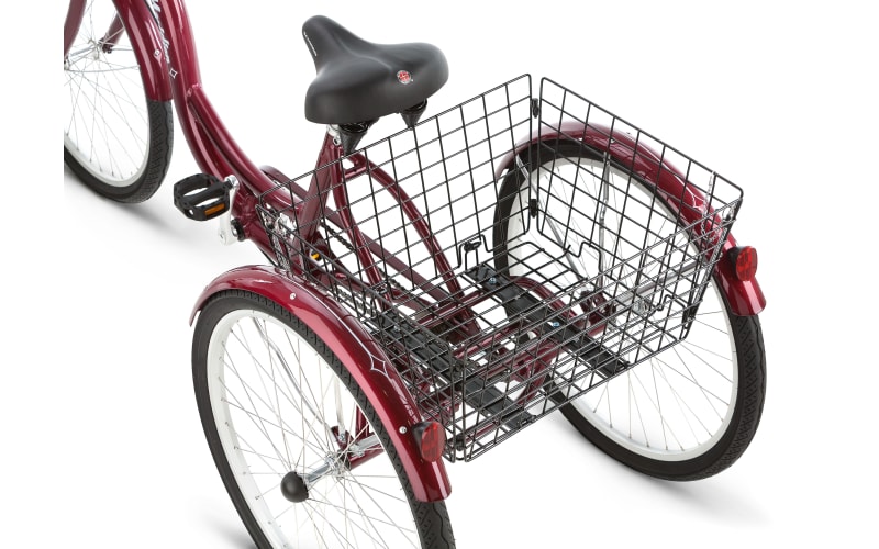 Schwinn Meridian Tricycle with Storage Basket Bass Pro Shops