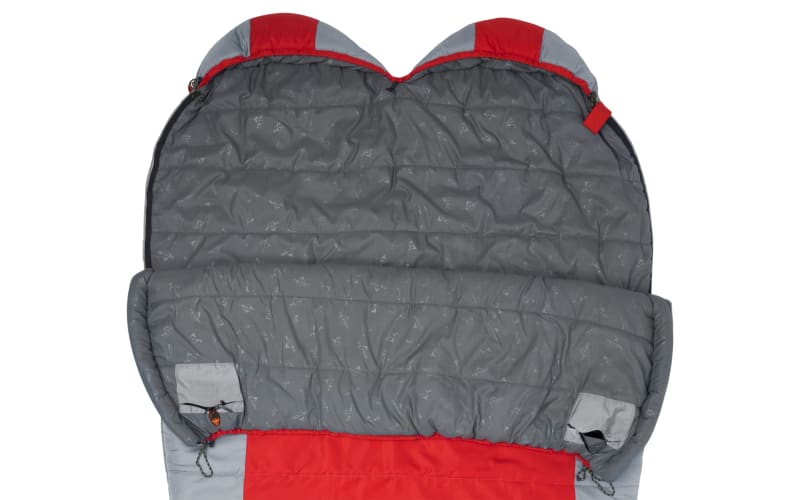 TETON Sports Tracker 5 F Double Mummy Sleeping Bag Bass Pro Shops