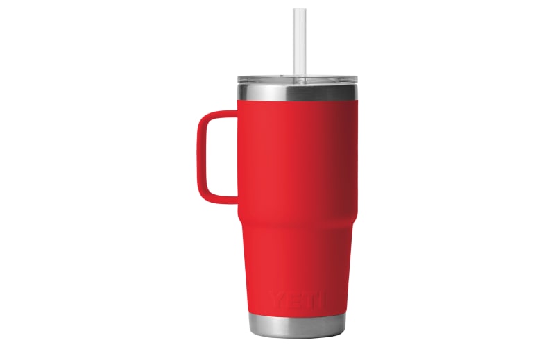 YETI 35 oz mug Power Pink STRAW LID Rambler Mug Cup Handle Limited