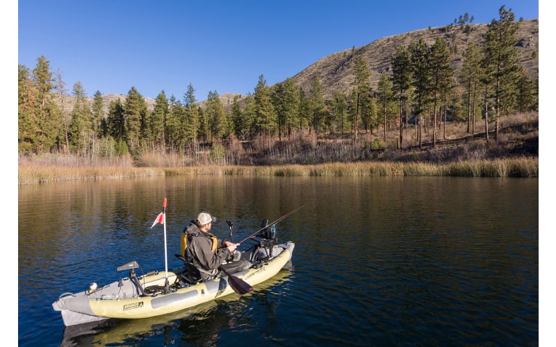 Advanced Elements StraitEdge Angler Pro Inflatable Kayak with Pump