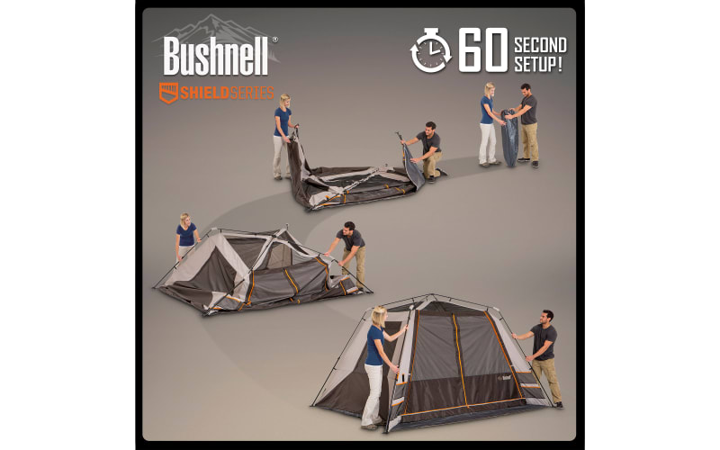 Bushnell 6-Person Instant Cabin Tent | Bass Pro Shops