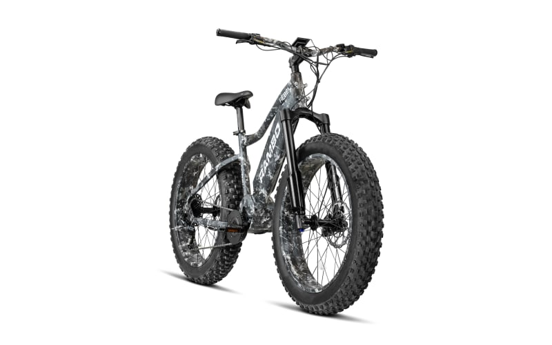 Rambo Rebel Fat Tire Electric Bike 1000W TrueTimber Viper Urban Camo