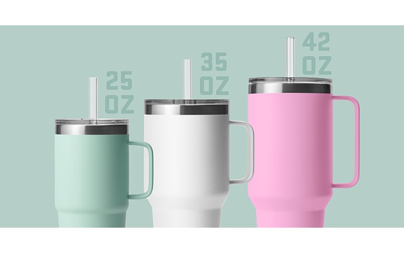 Yeti just launched a 42-ounce Rambler Straw Mug