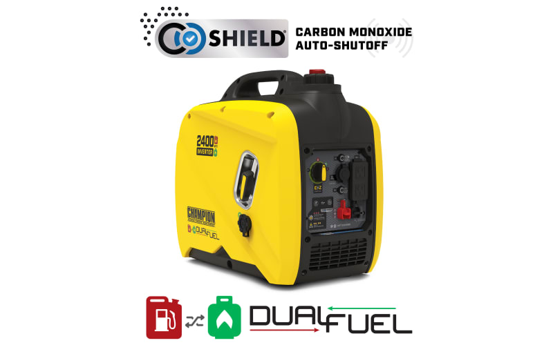 Champion Power Equipment 2400W Portable Dual-Fuel Inverter