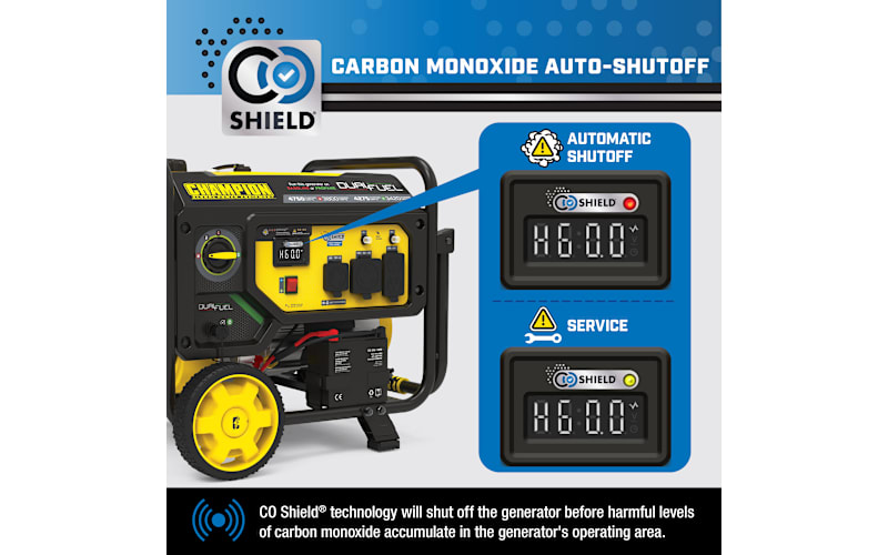Champion Power Equipment 3,800W Electric-Start Dual-Fuel Portable