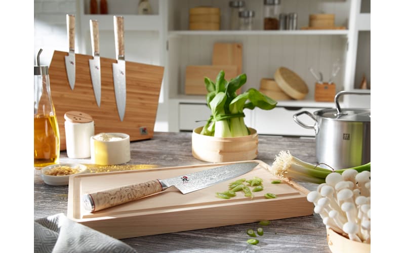 Miyabi Birchwood 5000MCDB 7 Piece Knife Block Set | Bass Pro Shops
