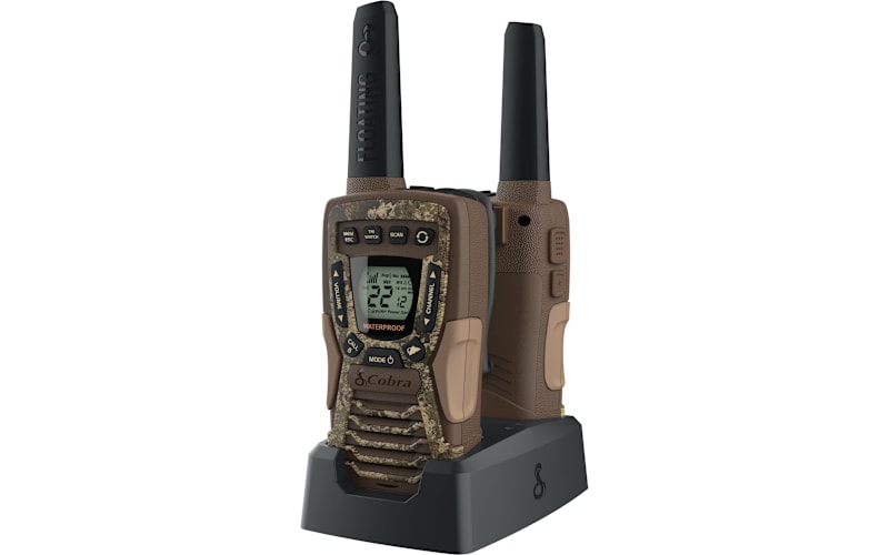 Cobra® 37-Mile Floating Walkie Talkie 2-Way Radio 2-Pack Set