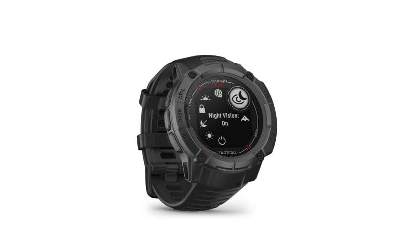  Garmin Instinct 2X Solar - Tactical Edition, Rugged GPS  Smartwatch, Built-in Flashlight, Ballistics Calculator, Solar Charging  Capability, Black : Electronics