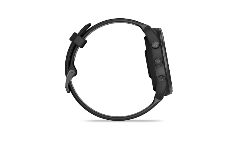 Garmin Forerunner 965 Titanium Bezel with Whitestone Case and  Whitestone/Powder Gray Silicone Band