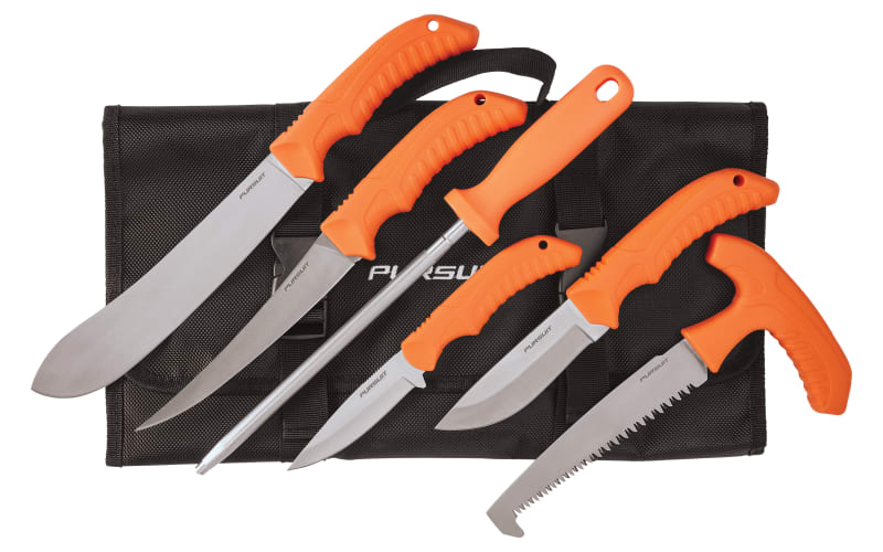 7-Piece Soft Grip Non-Stick Knife Set with Wood Block – Lord & Taylor