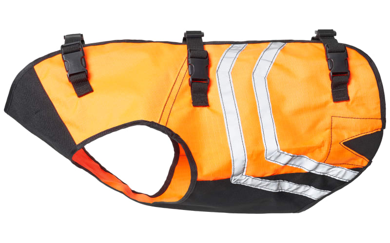 Blaze orange dog vest store
