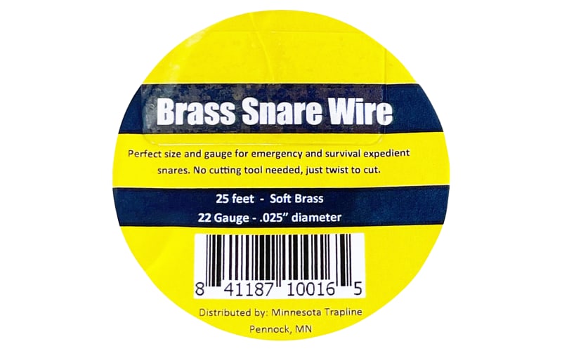 Brass Snare Wire 22G – Survival Gear Canada