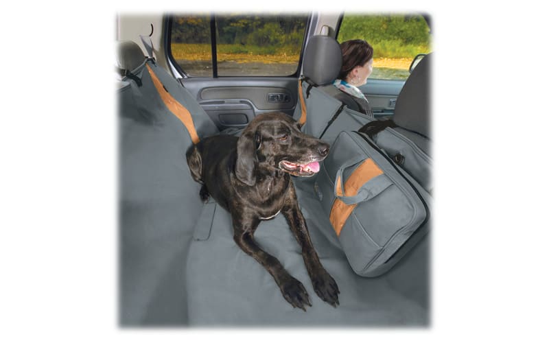 Heather Dog Hammock Car Seat Cover, Charcoal